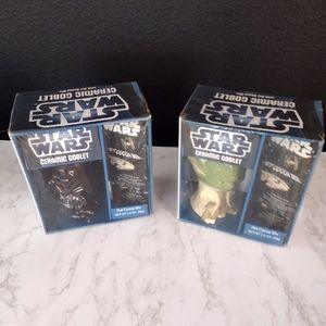 Vintage Star wars ceramic coblets set